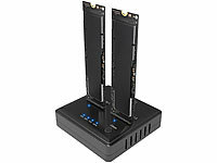 Xystec NVMe Dockingstation, Festplatten Dockingstation; SATA-Festplatten-Adapter SATA-Festplatten-Adapter SATA-Festplatten-Adapter