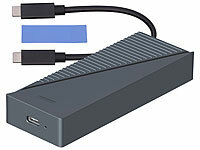 Xystec SSD-Gehäuse Thunderbolt, Aluminium-SSD-Festplatten-Gehäuse; Festplattengehäuse Festplattengehäuse Festplattengehäuse