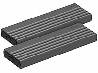 Xystec SSD Case, Externes SSD-Festplatten-Gehäuse, NVMe Case; SATA-Festplatten-Adapter SATA-Festplatten-Adapter SATA-Festplatten-Adapter